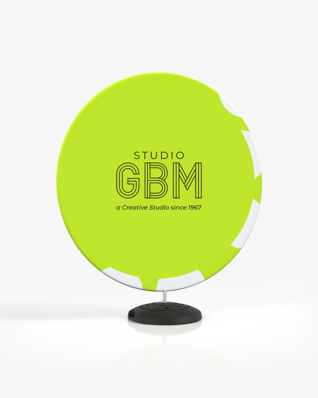 Circular Fabric Display Wall (Water Base)